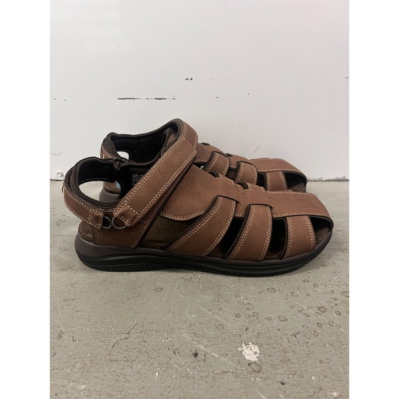 Dockers Other - Dockers Byrd Outdoor Sport Fisherman Sandal Men's Dark Tan Leather Shoes - 14W